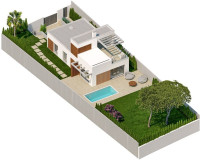 Obra nueva - Villa independiente - Finestrat - Sierra Cortina