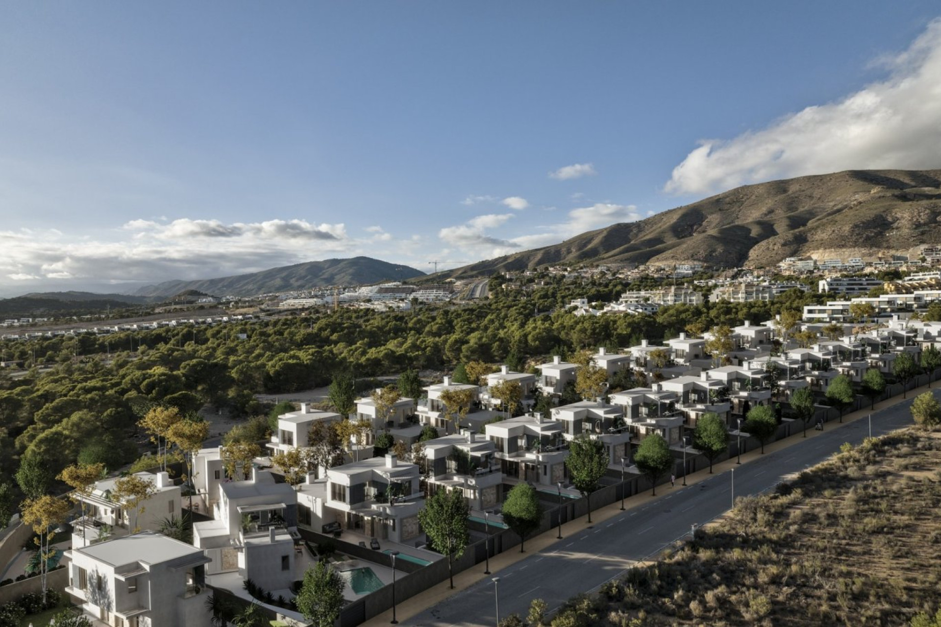 Obra nueva - Villa independiente - Finestrat - Sierra Cortina