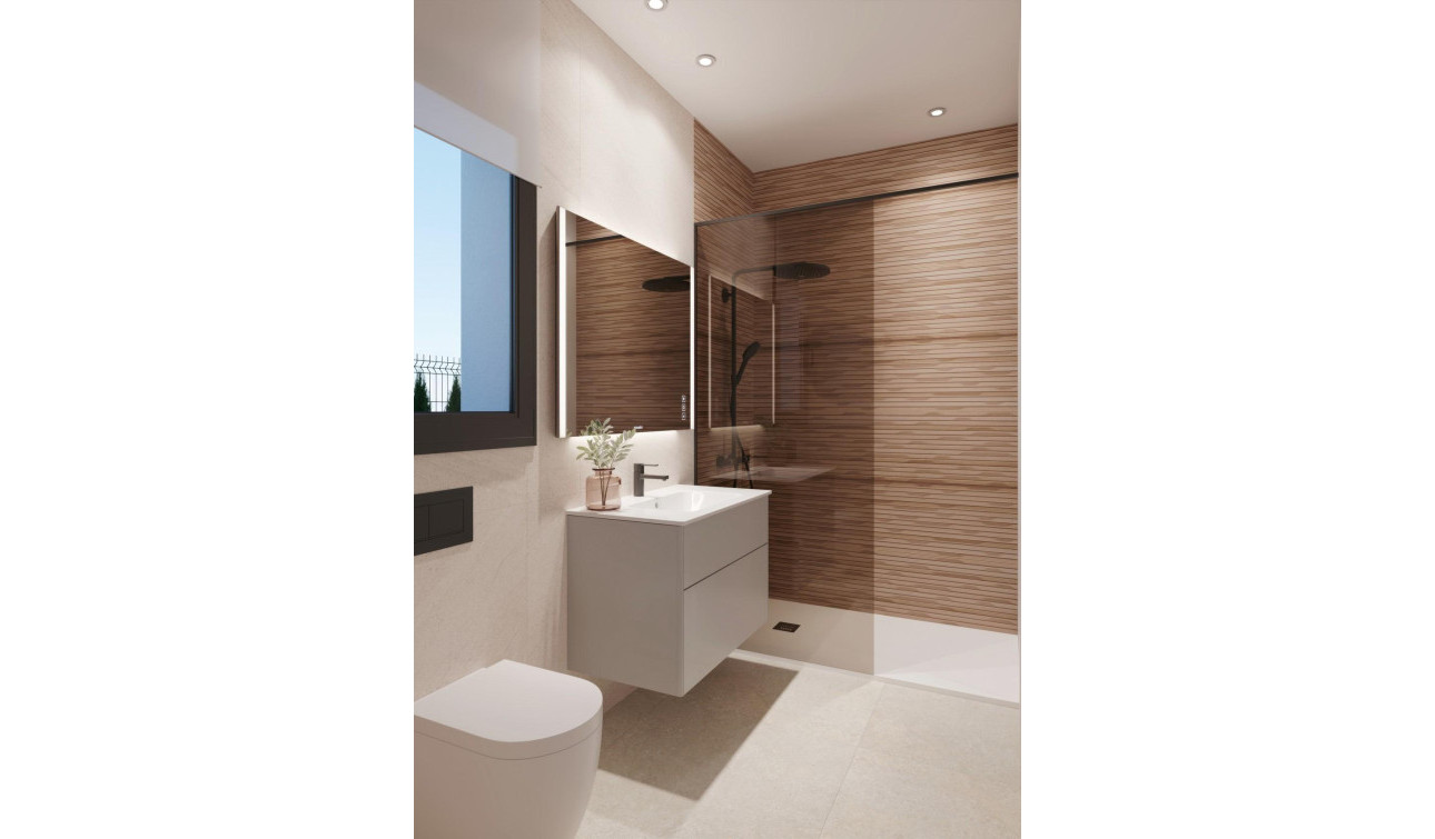 Obra nueva - Villa independiente - Fuente Álamo - Hacienda Del Álamo Golf