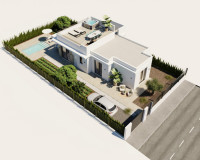 Obra nueva - Villa independiente - Fuente Alamo - Hacienda Del Álamo Golf