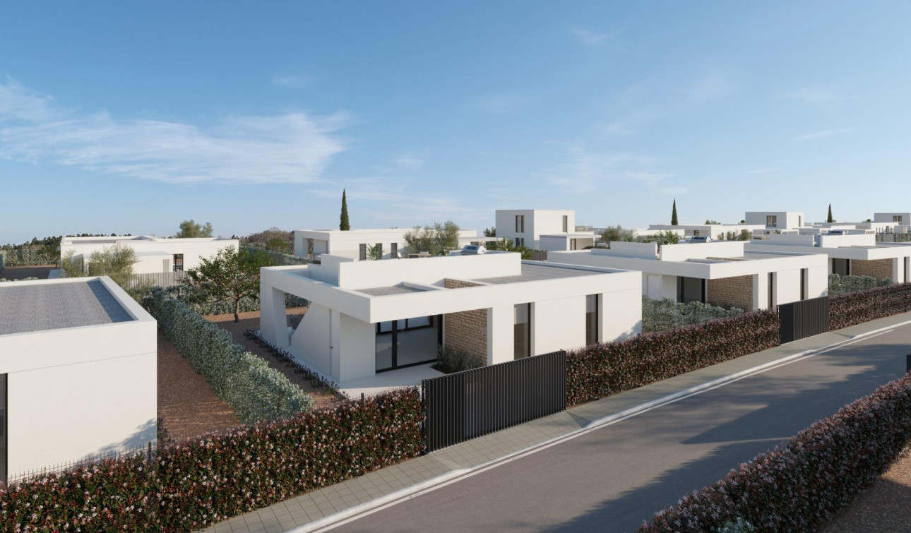 Obra nueva - Villa independiente - Fuente Alamo - Hacienda del Alamo