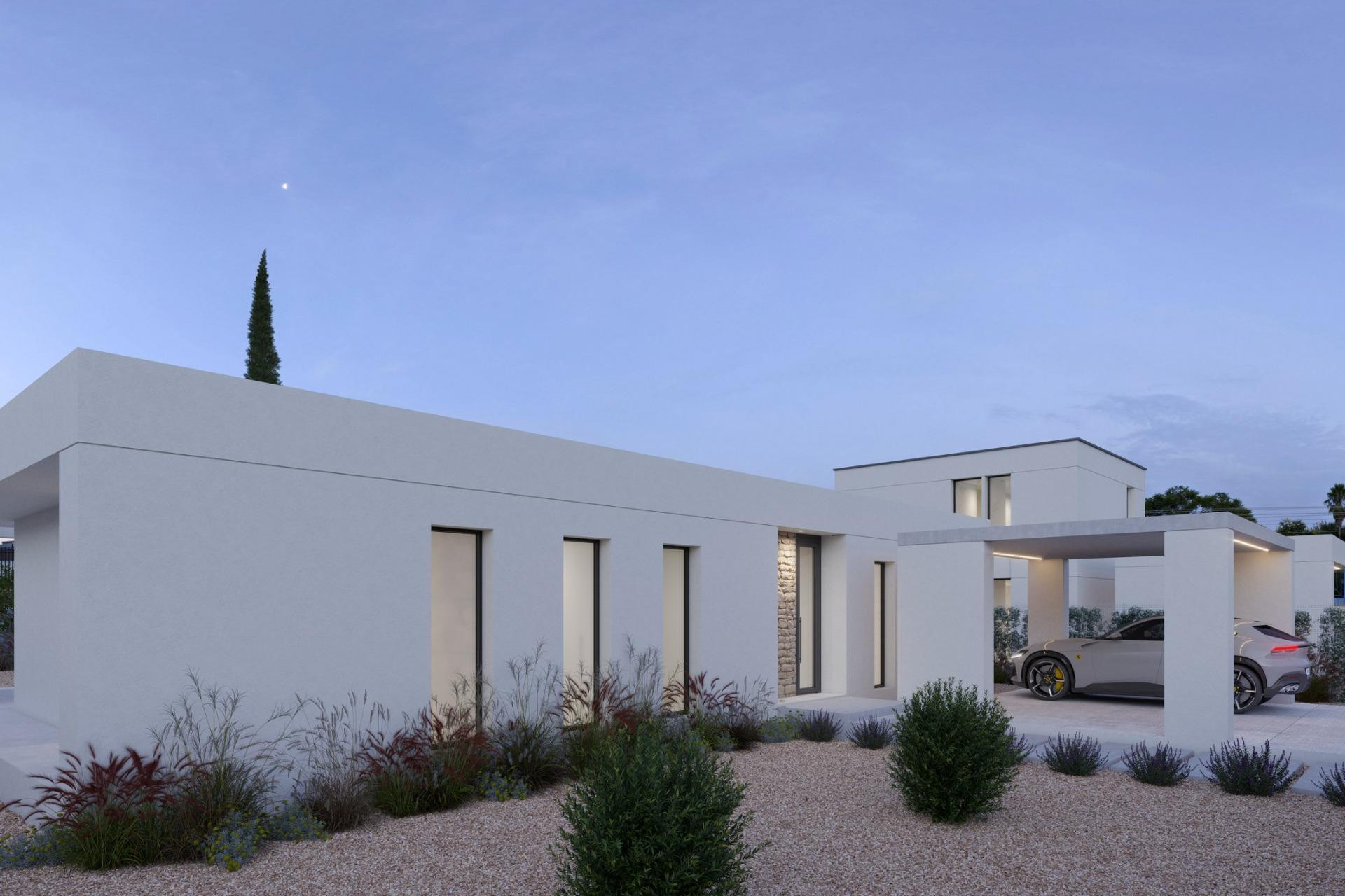 Obra nueva - Villa independiente - Fuente Alamo - Hacienda del Alamo