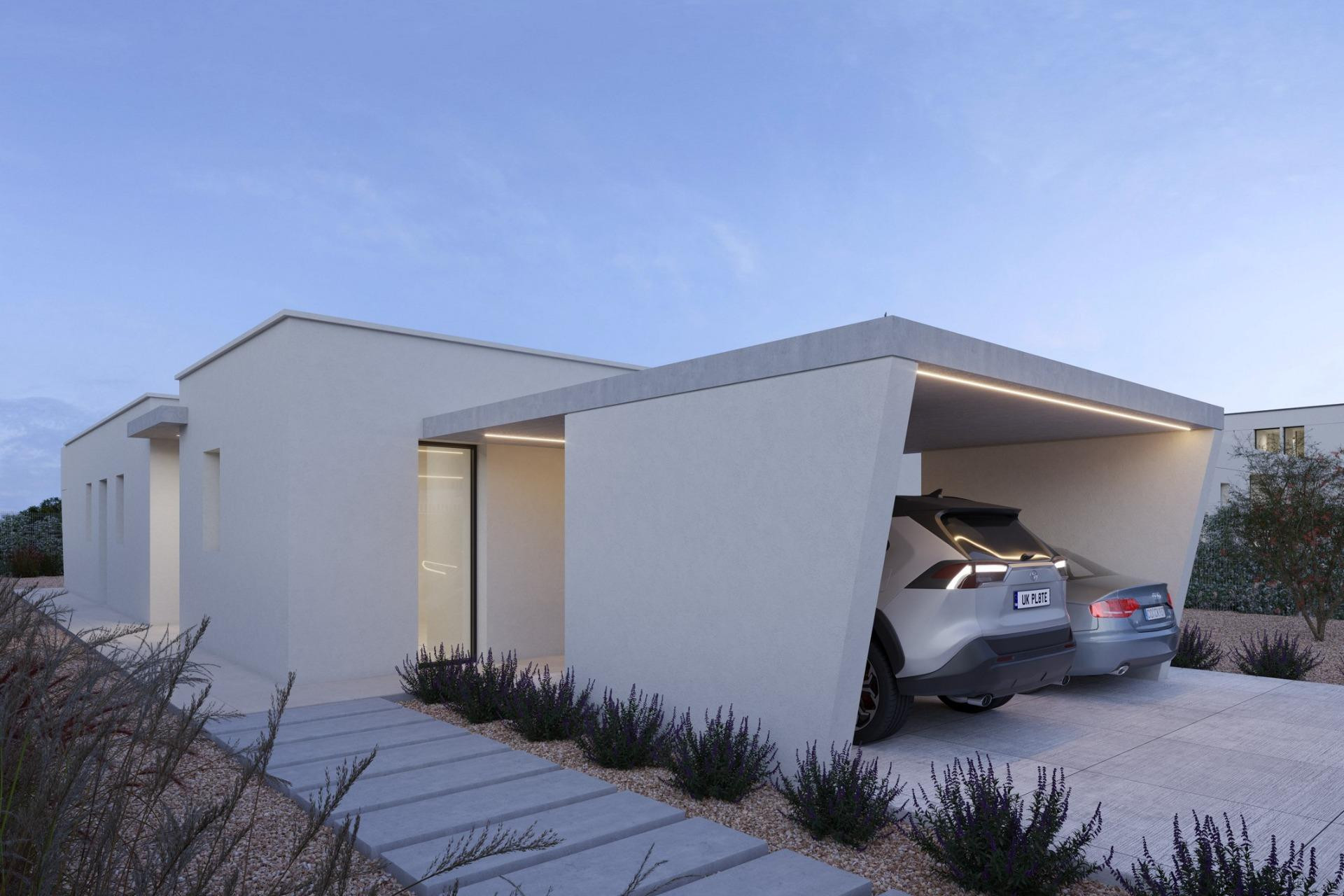 Obra nueva - Villa independiente - Fuente Álamo - Hacienda del Alamo