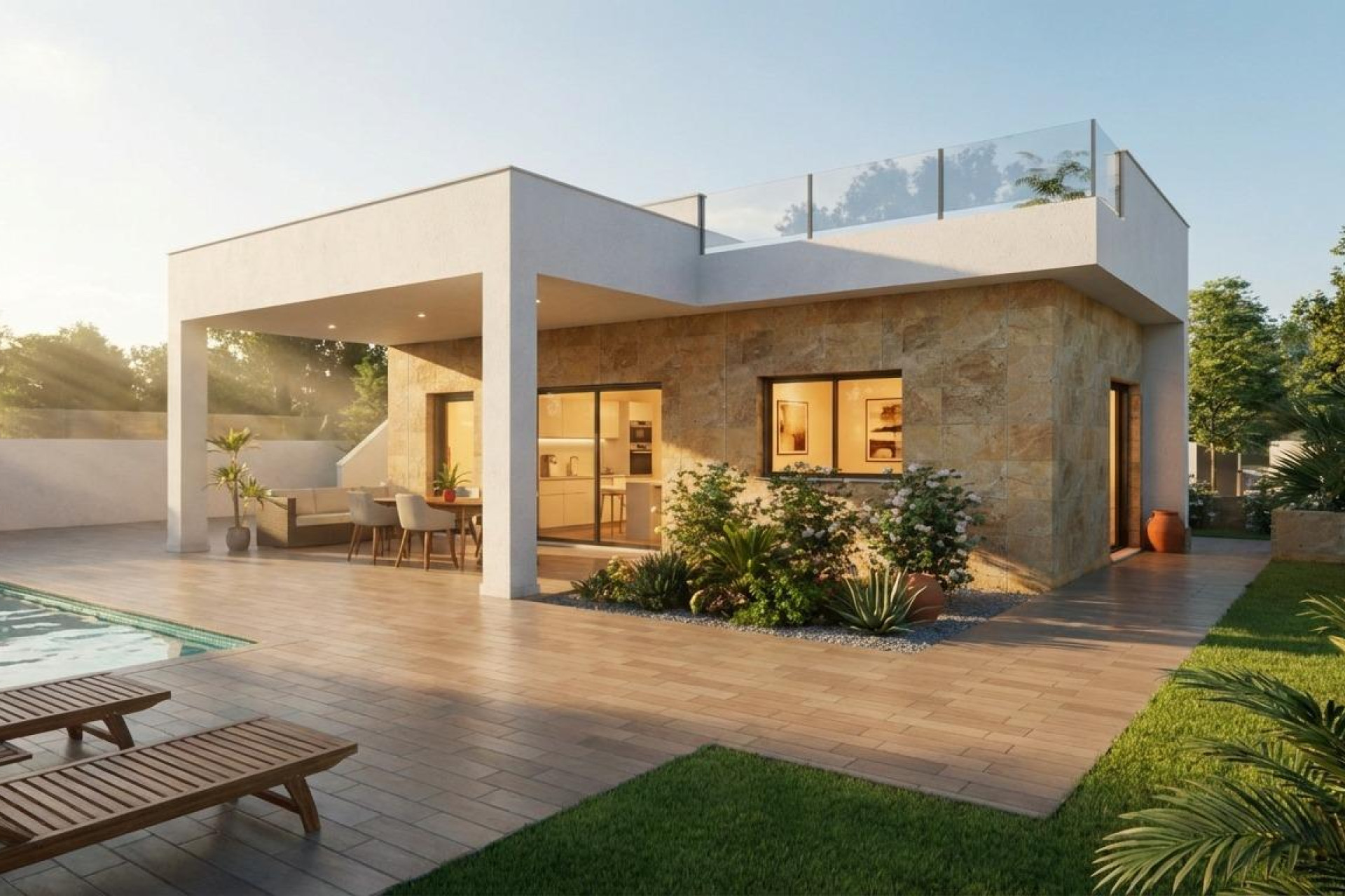 Obra nueva - Villa independiente - Jacarilla - Vistabella