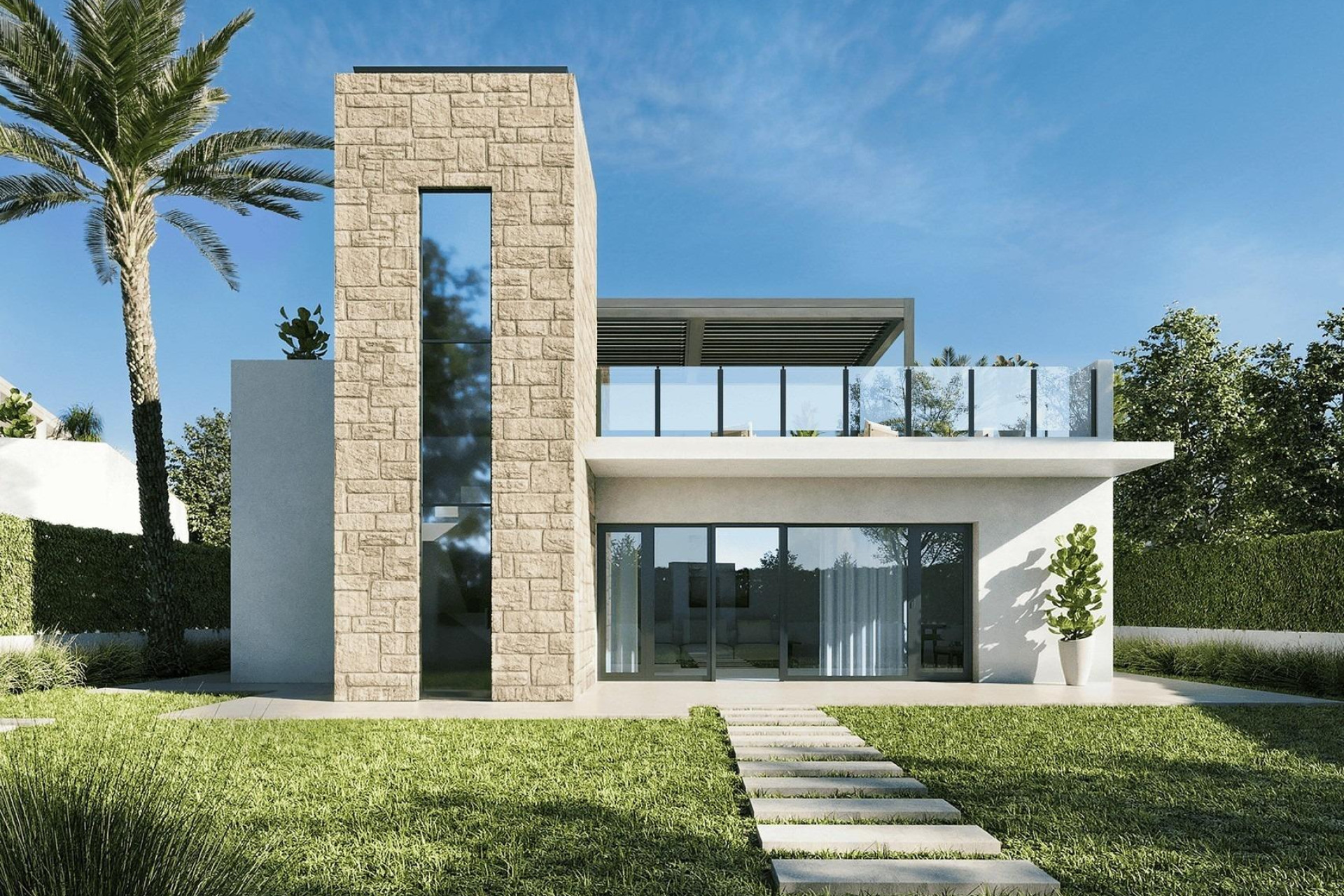 Obra nueva - Villa independiente - Lorca - Jardines de Almenara