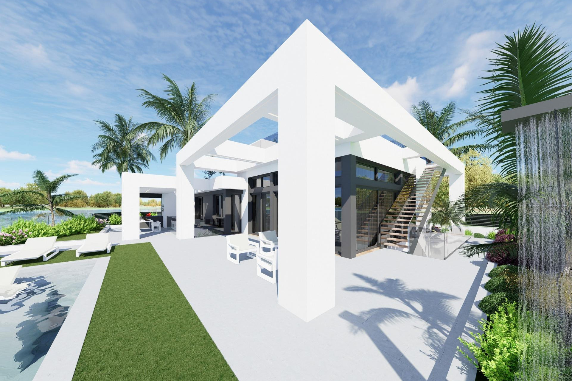 Obra nueva - Villa independiente - Los Alcazares - Santa Rosalia Lake and Life Resort
