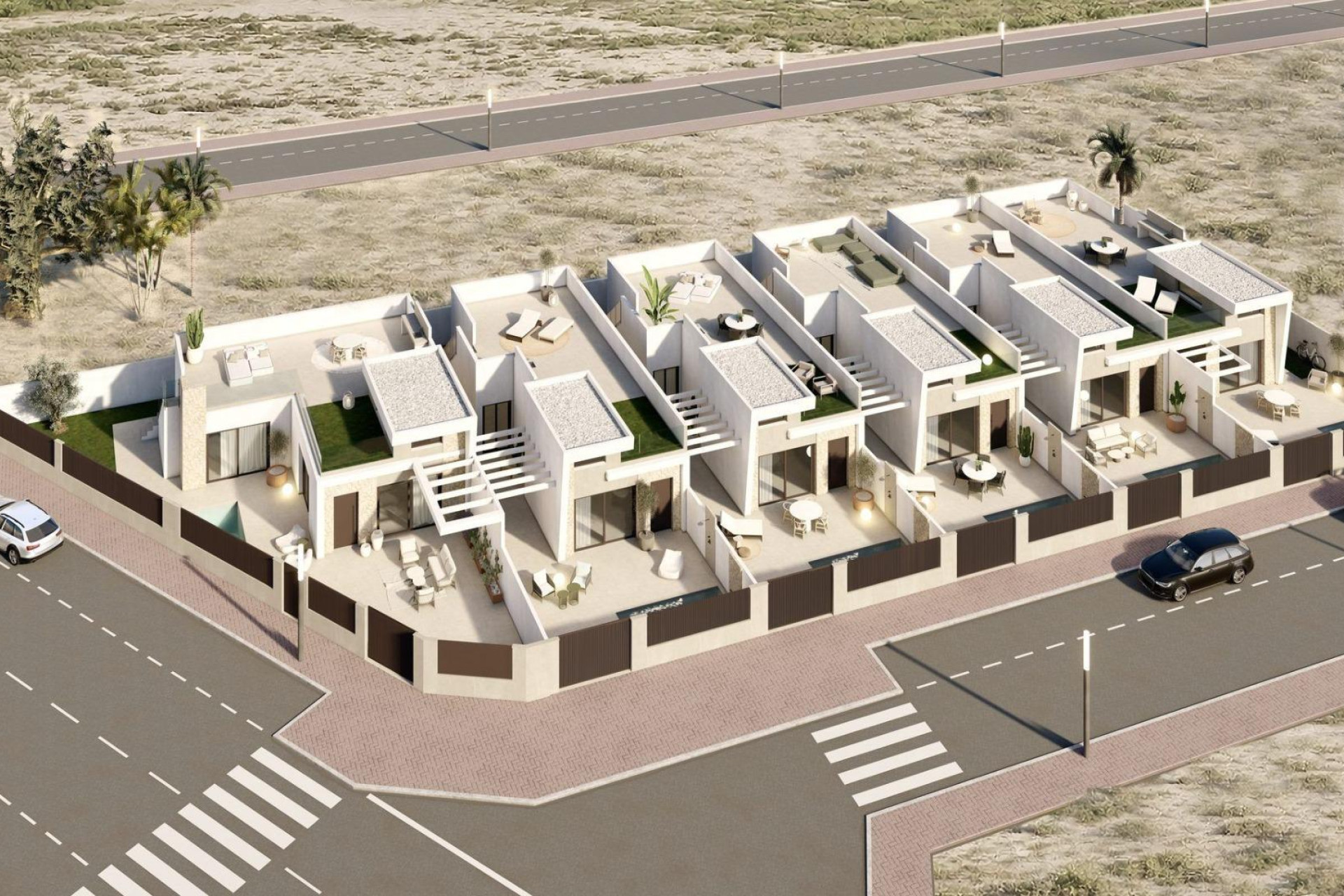 Obra nueva - Villa independiente - Los Alcazares - Serena Golf