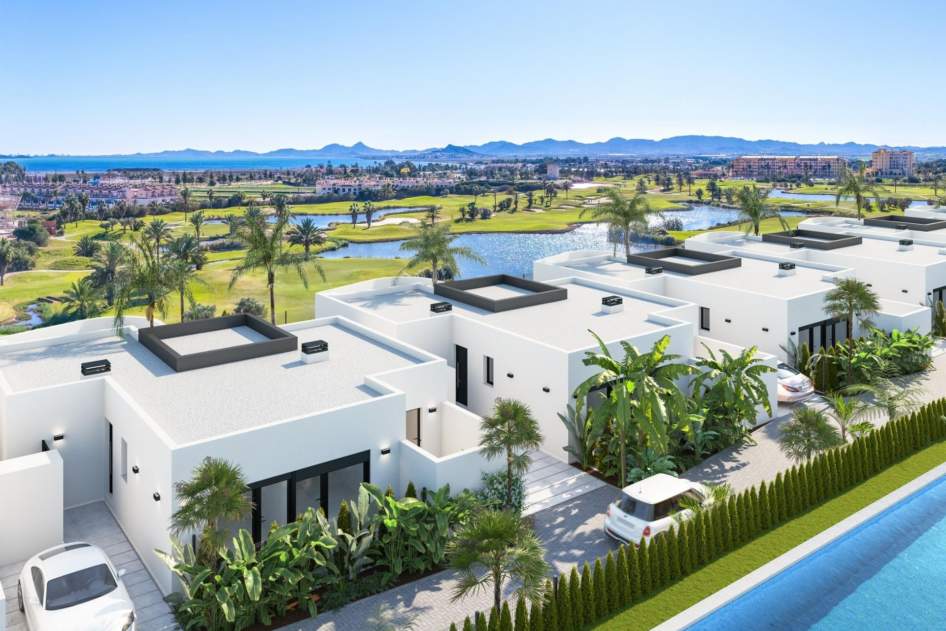 Obra nueva - Villa independiente - Los Alcazares - Serena Golf
