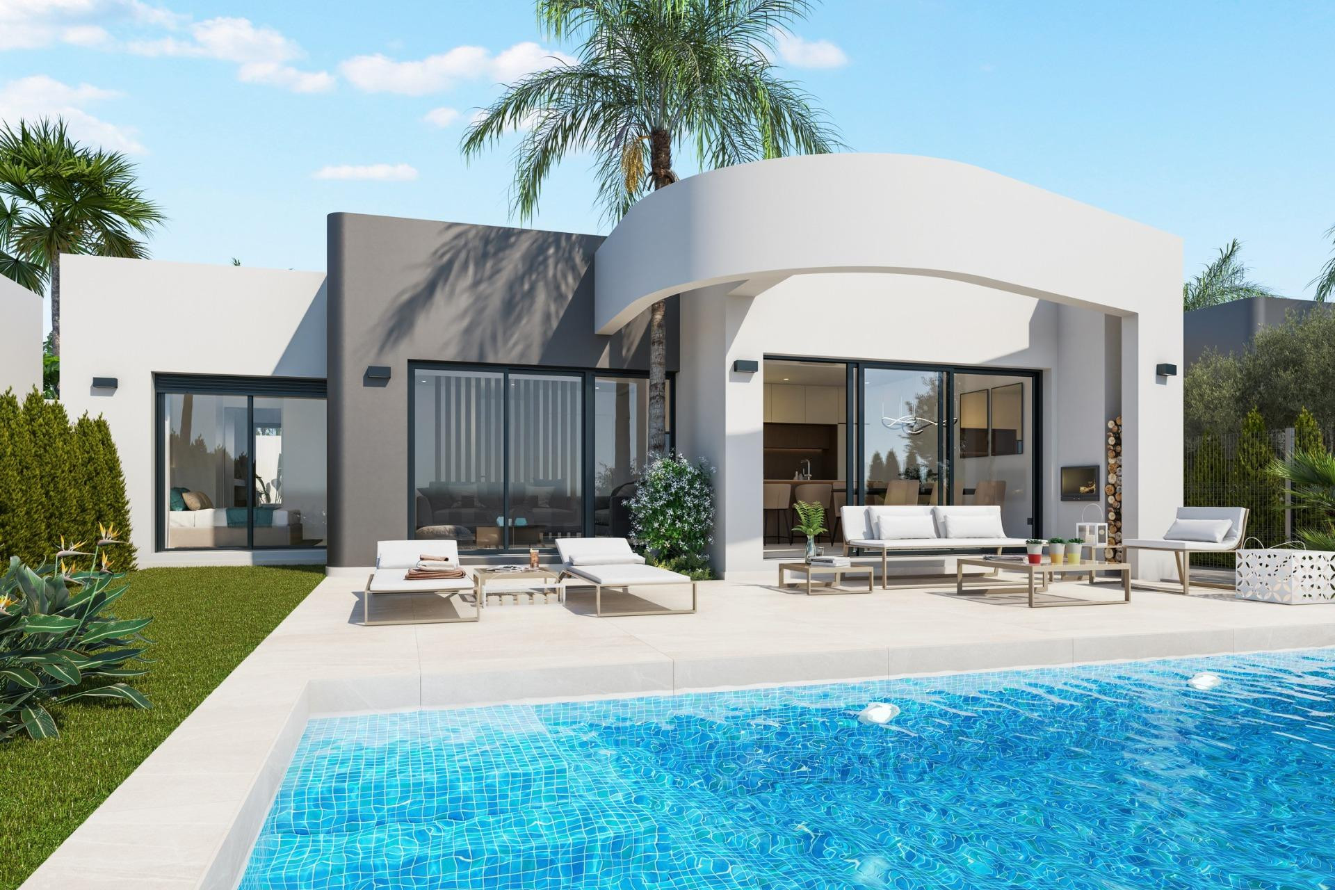 Obra nueva - Villa independiente - Los Alcazares - Serena Golf
