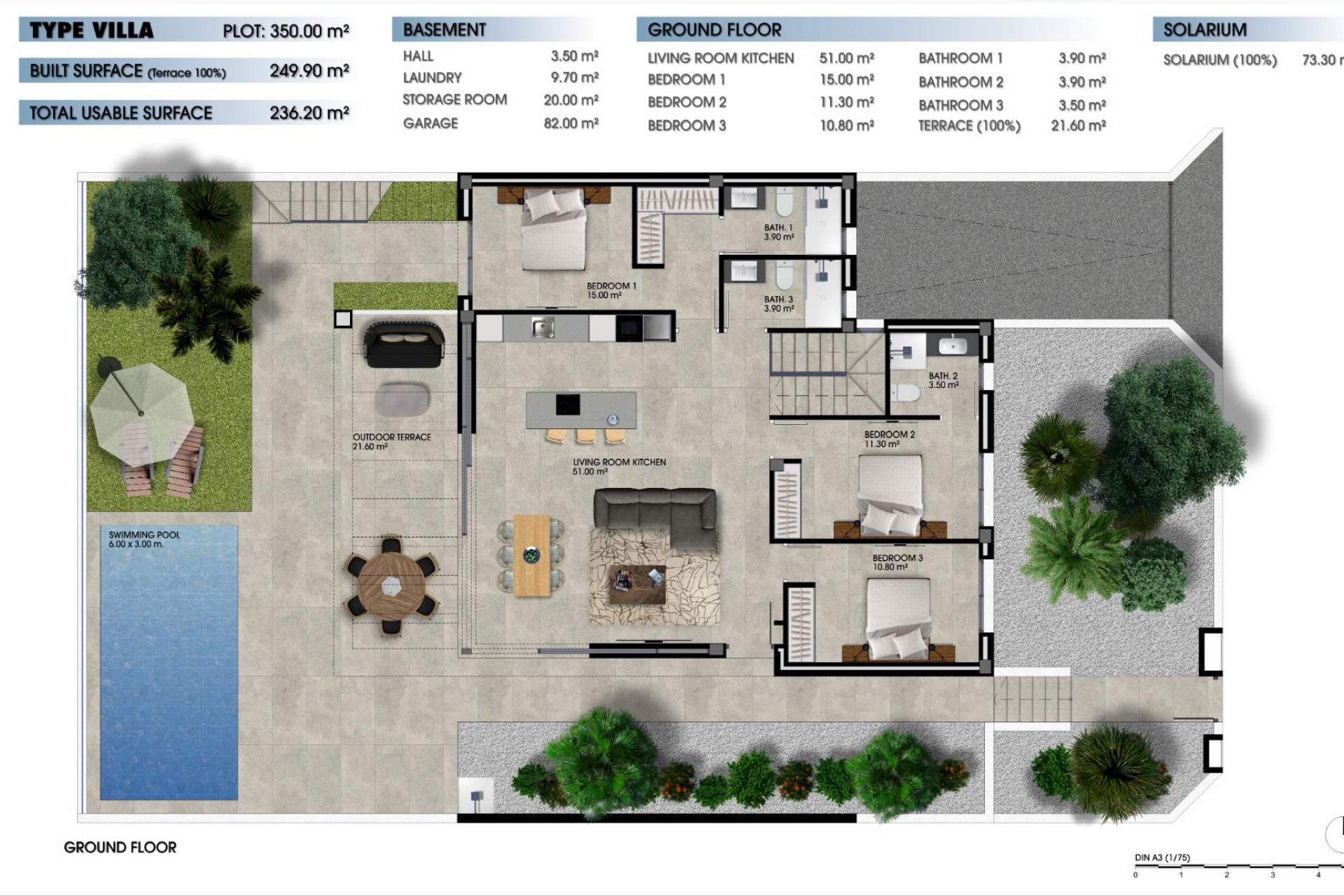 Obra nueva - Villa independiente - Los Alcazares - Serena Golf