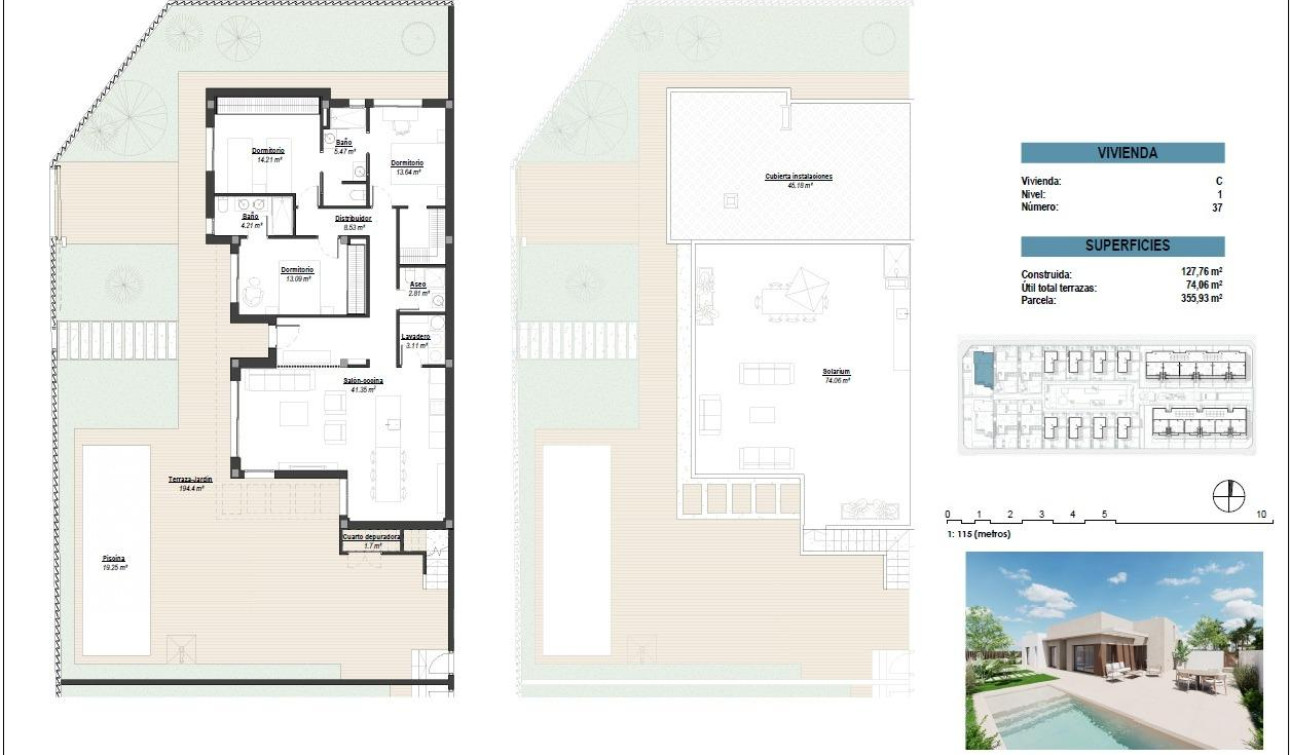 Obra nueva - Villa independiente - Los Alcazares - Serena Golf