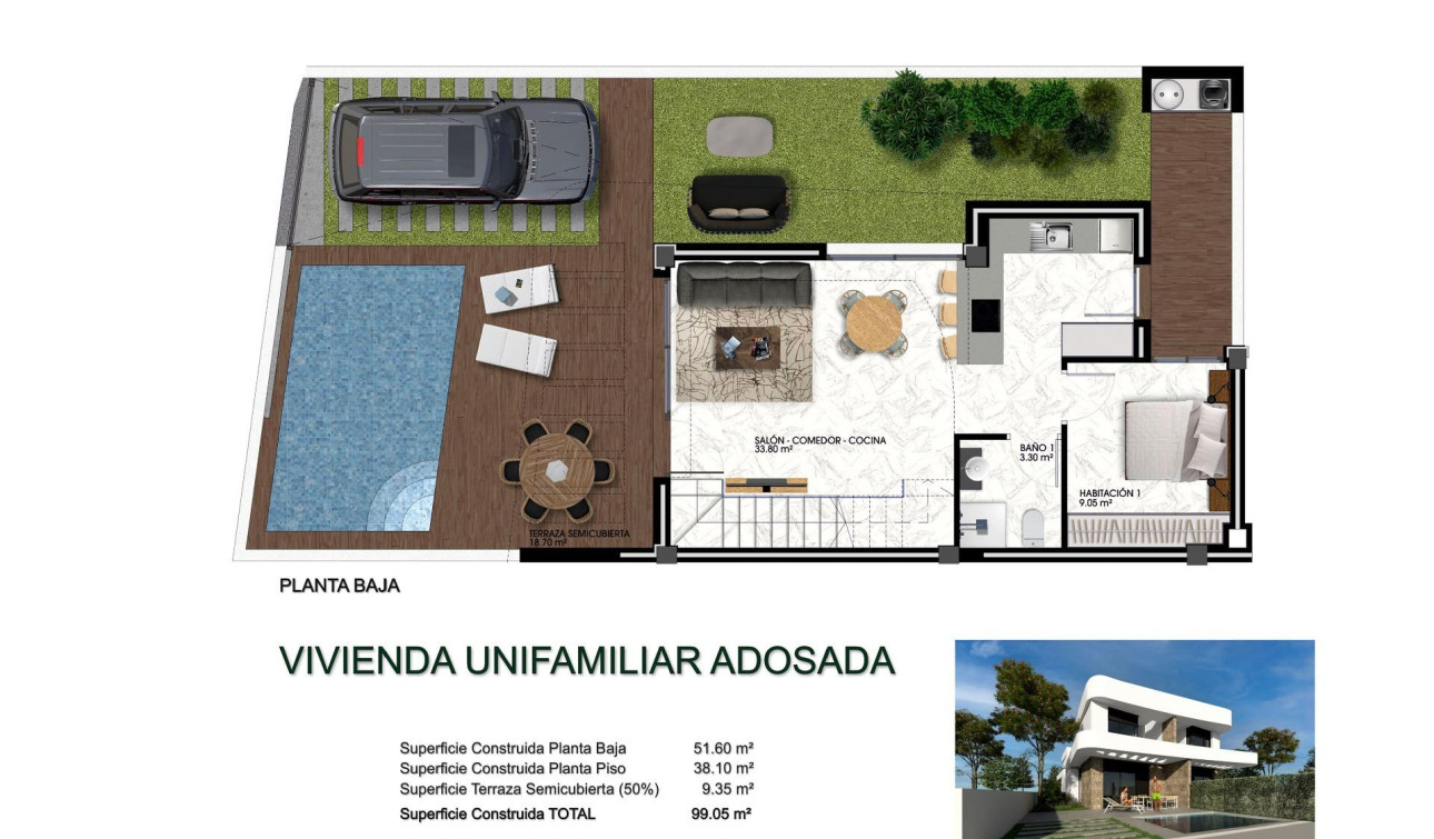 Obra nueva - Villa independiente - Los Montesinos - La Herrada