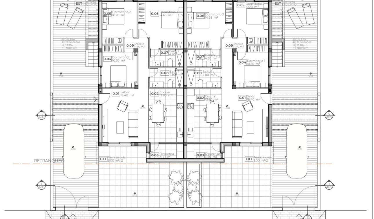 Obra nueva - Villa independiente - Mazarron - Caleñares