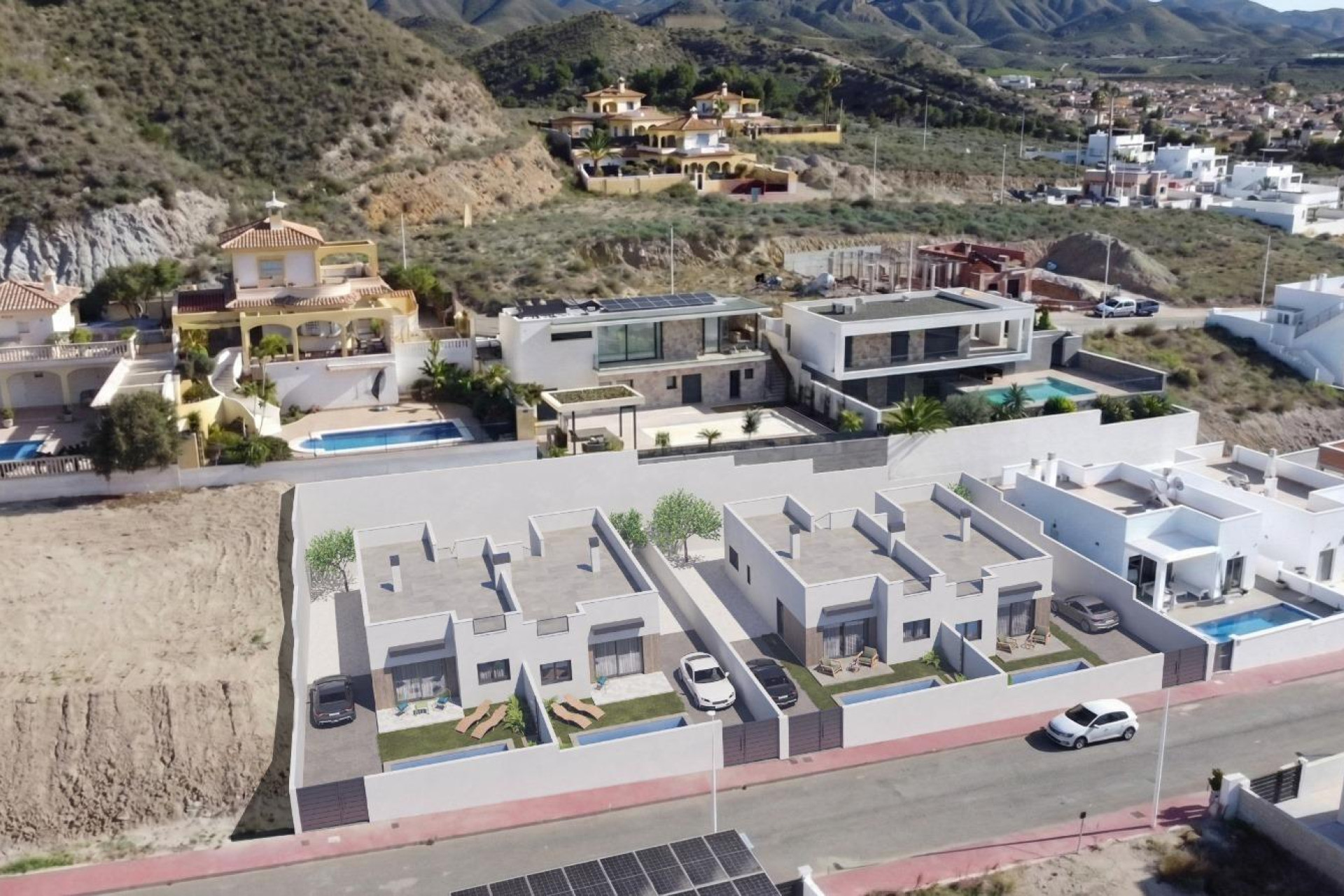 Obra nueva - Villa independiente - Mazarron - Country Club