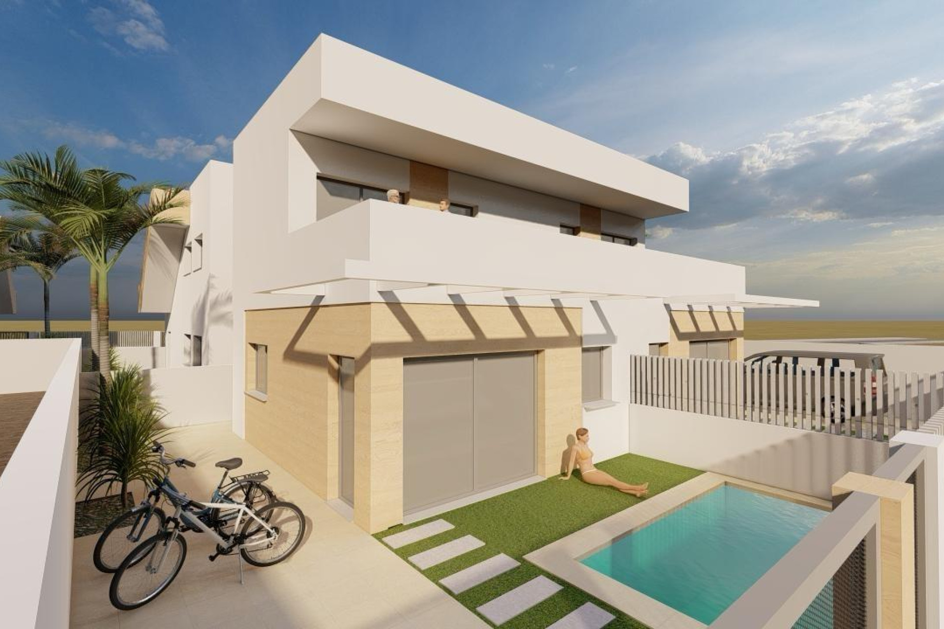 Obra nueva - Villa independiente - Mazarron - Mar De Plata