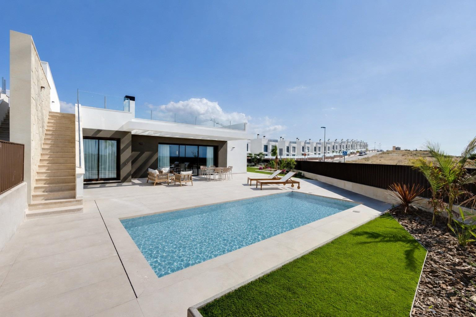Obra nueva - Villa independiente - Mutxamel - Cotoveta