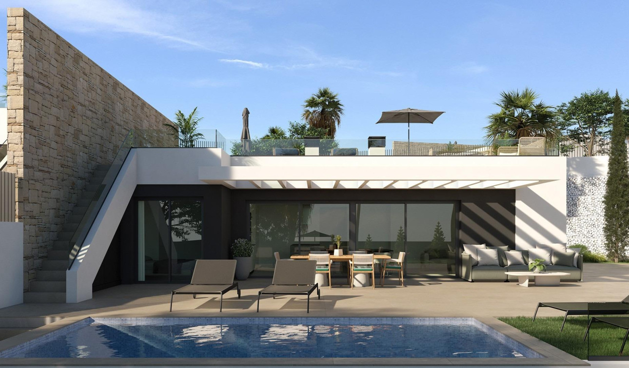 Obra nueva - Villa independiente - Mutxamel - Cotoveta