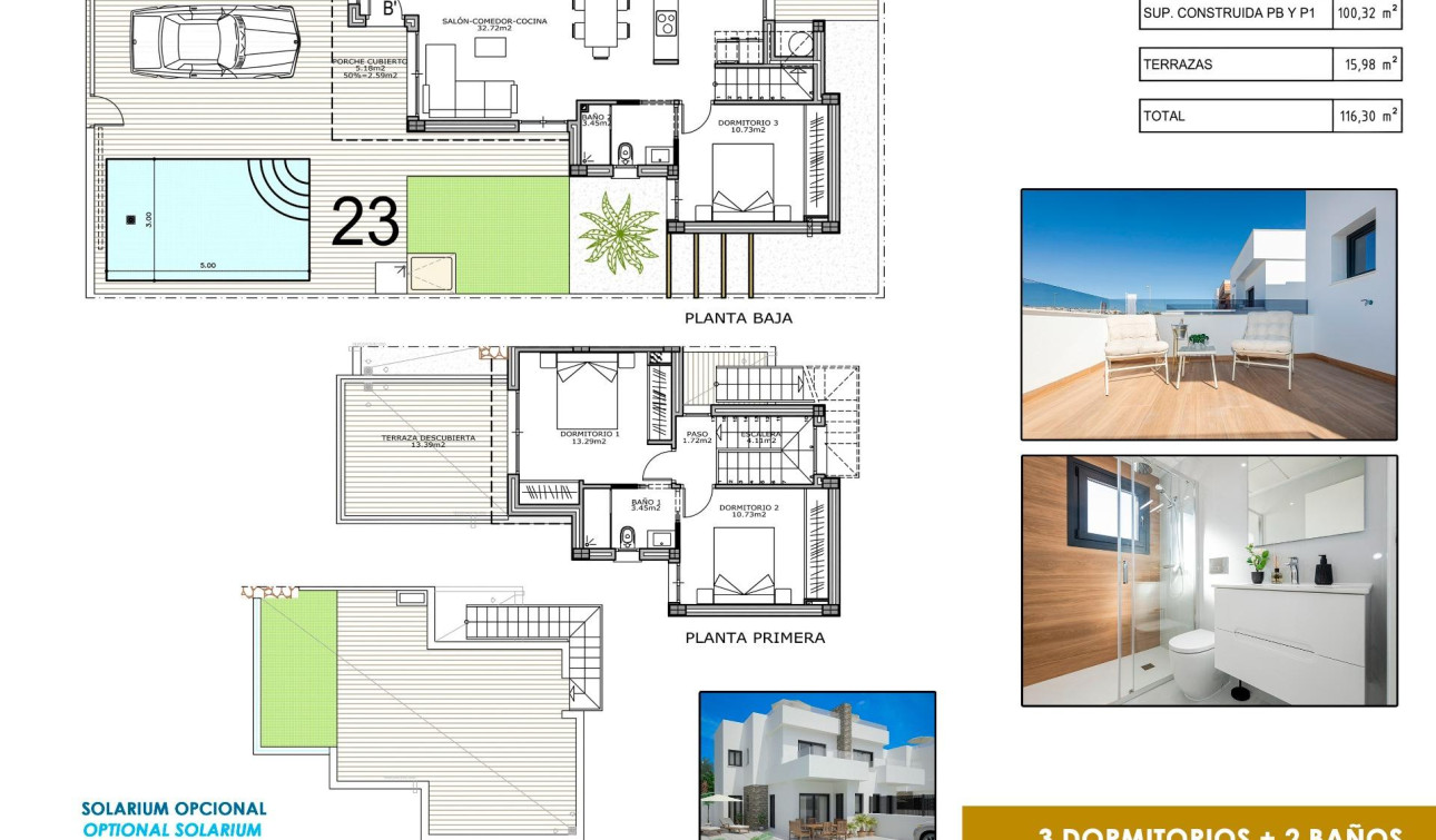 Obra nueva - Villa independiente - Orihuela - Entre Naranjos