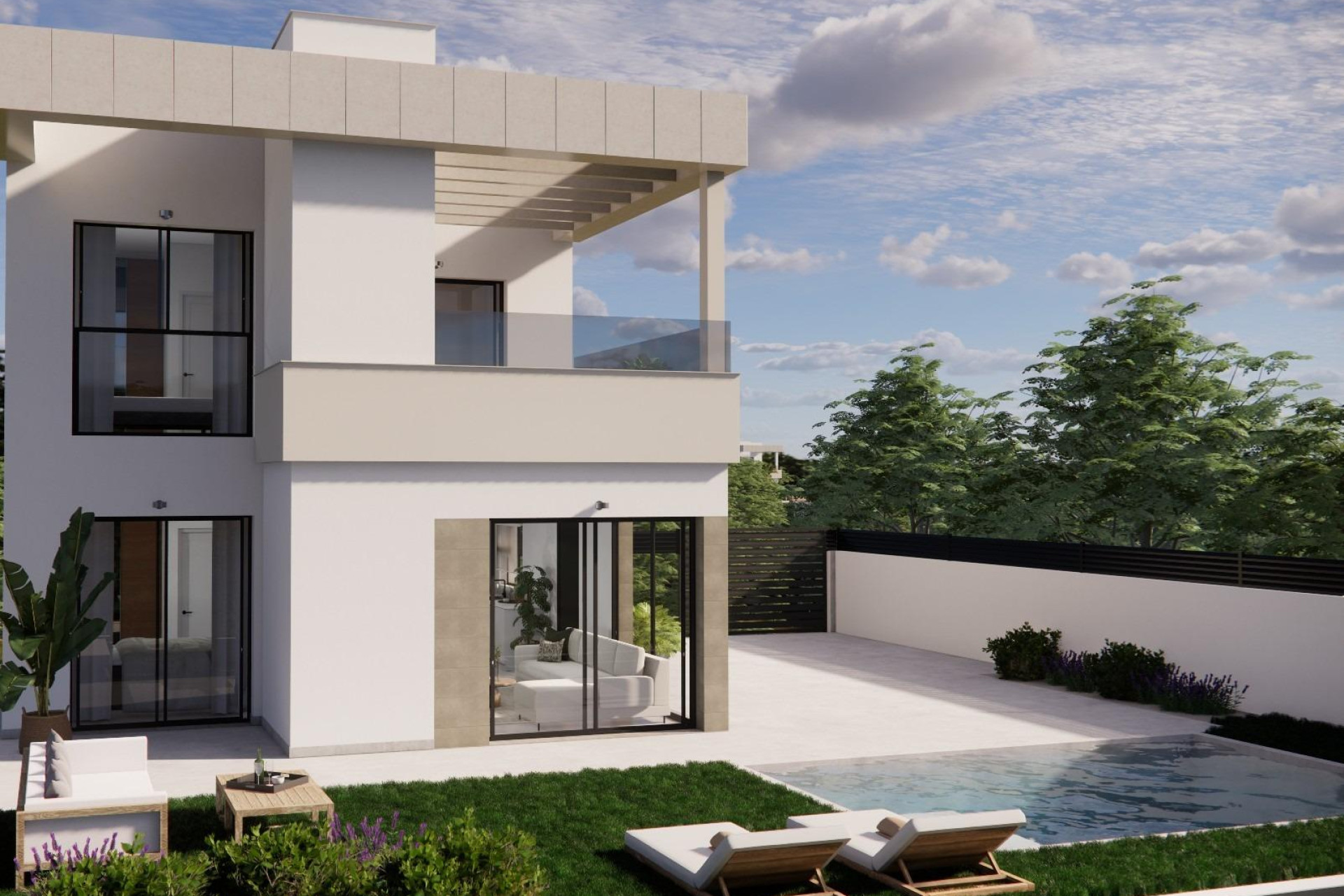 Obra nueva - Villa independiente - Orihuela - Entre Naranjos