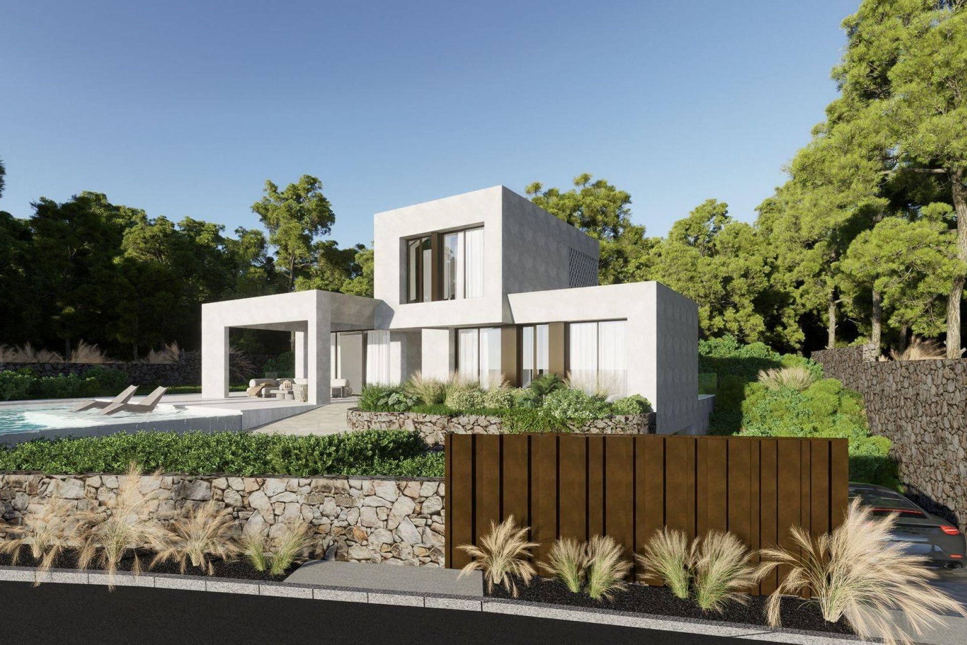 Obra nueva - Villa independiente - Orihuela - Las Colinas Golf