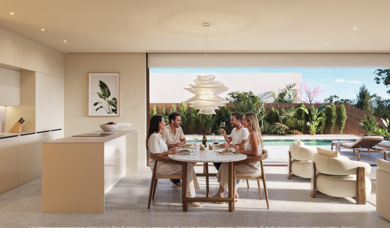 Obra nueva - Villa independiente - Orihuela - Las Colinas Golf