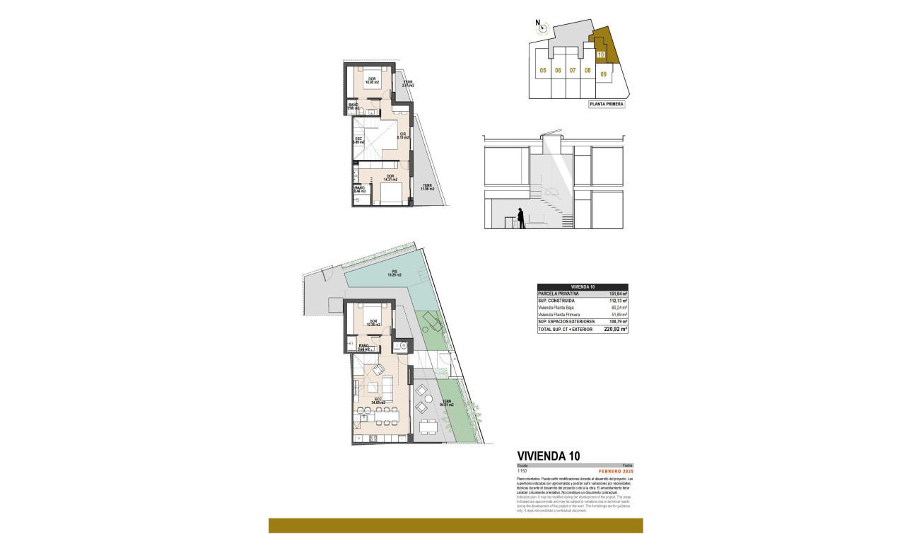 Obra nueva - Villa independiente - Pilar de la Horadada - parques de Andromeda