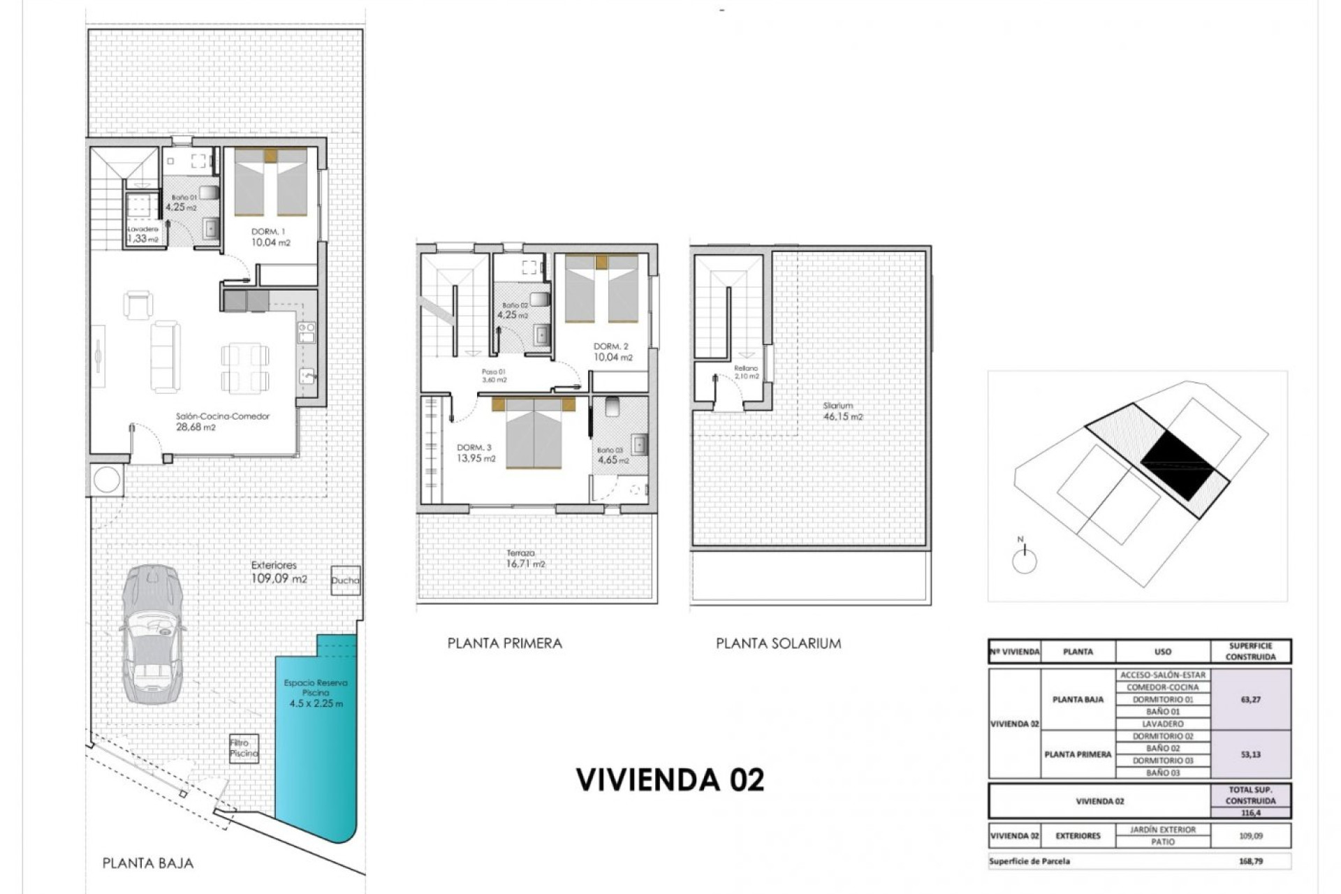 Obra nueva - Villa independiente - Pilar de la Horadada - pueblo