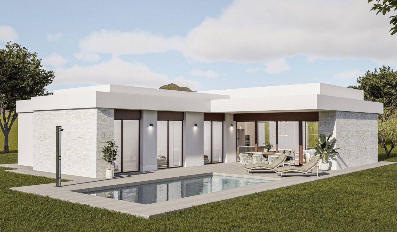 Obra nueva - Villa independiente - Pinoso - Lel