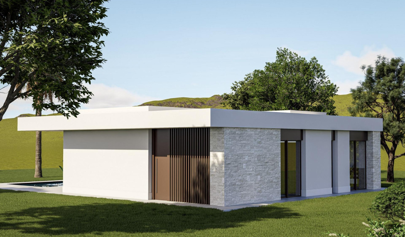 Obra nueva - Villa independiente - Pinoso - Lel