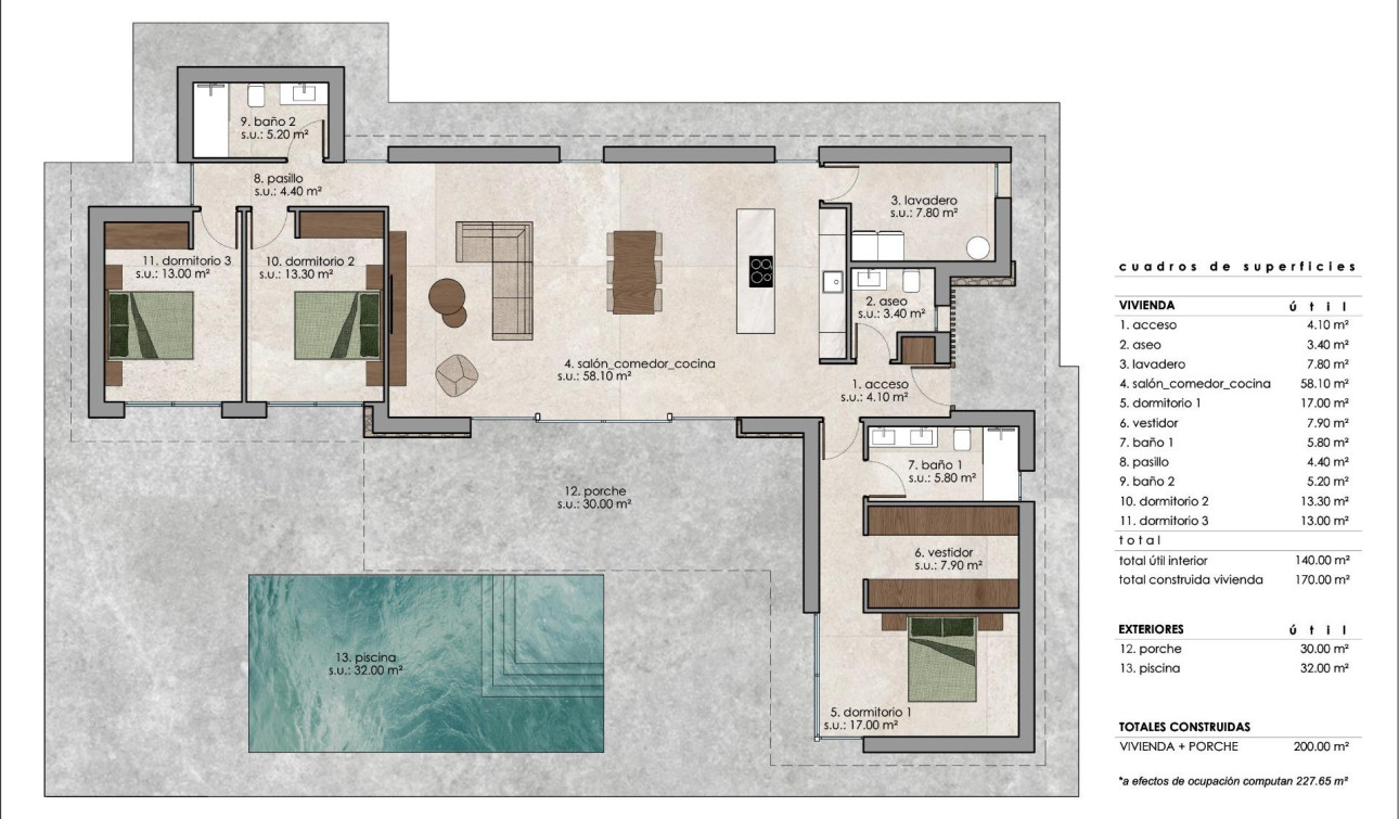 Obra nueva - Villa independiente - Pinoso - Lel