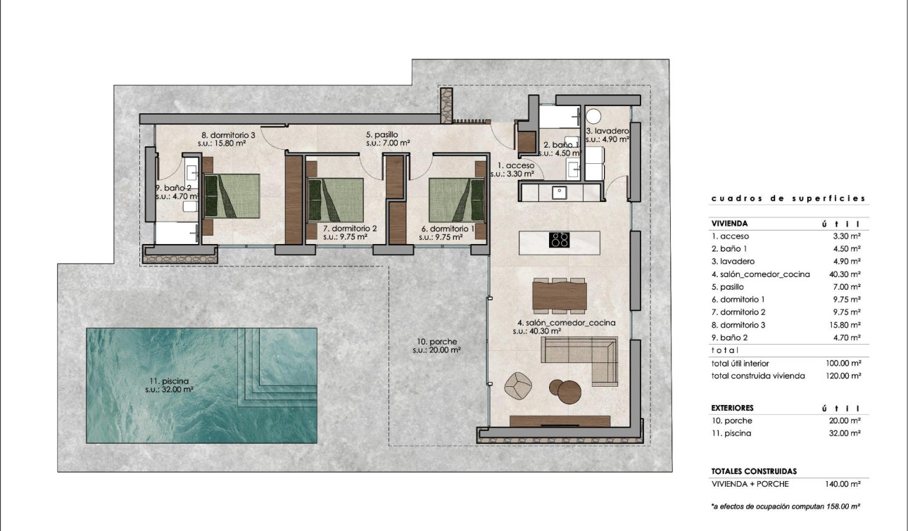Obra nueva - Villa independiente - Pinoso - Lel