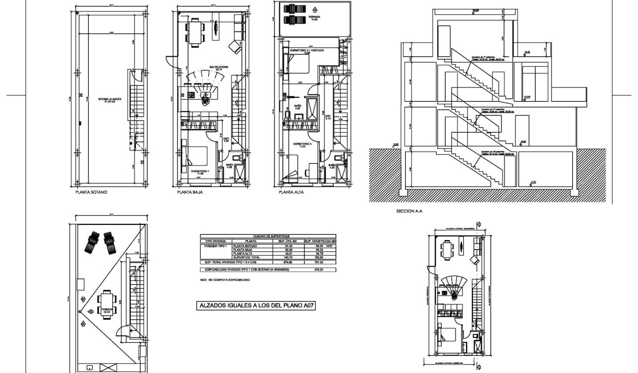 Obra nueva - Villa independiente - Puerto de Mazarron - El Alamillo