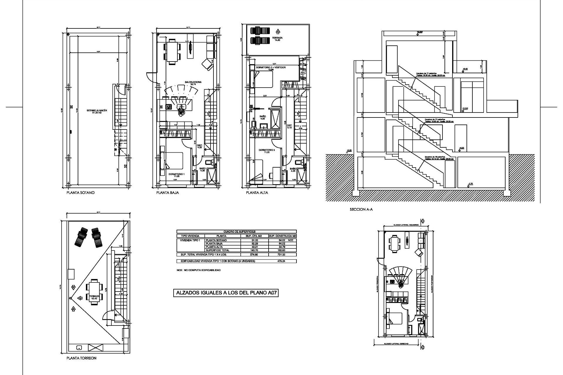 Obra nueva - Villa independiente - Puerto de Mazarron - El Alamillo