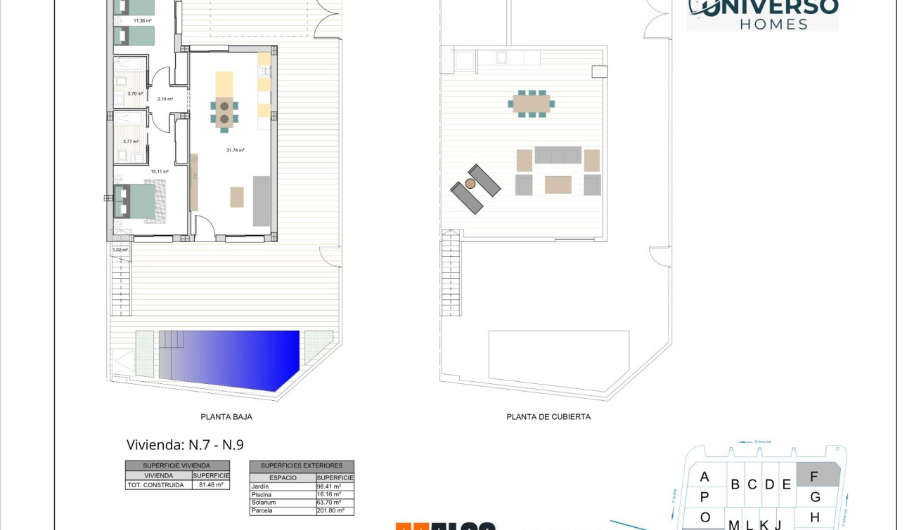 Obra nueva - Villa independiente - roldan