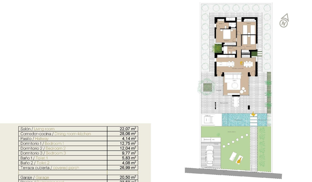 Obra nueva - Villa independiente - San Fulgencio - El Oasis