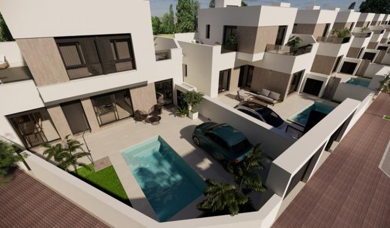 Obra nueva - Villa independiente - San Fulgencio - Polideportivo