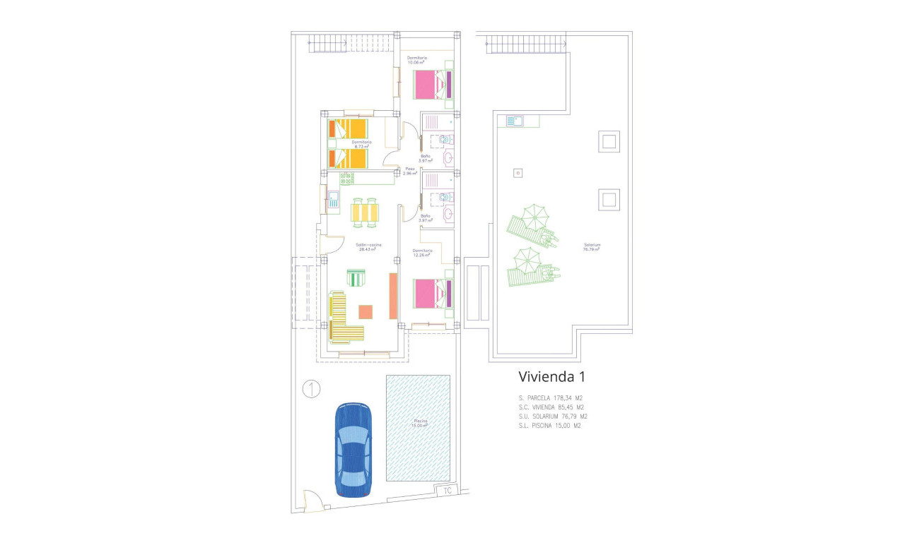 Obra nueva - Villa independiente - San Javier - pueblo