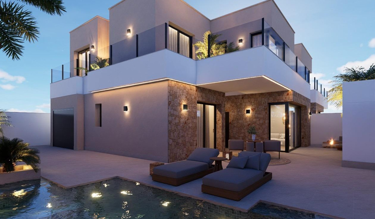 Obra nueva - Villa independiente - San Pedro del Pinatar - Los Antolinos