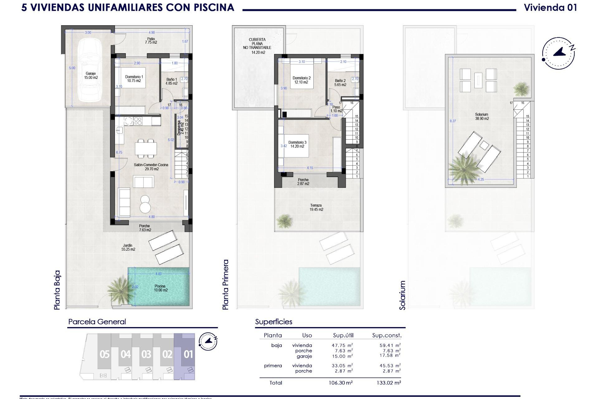 Obra nueva - Villa independiente - San Pedro del Pinatar - Polideportivo