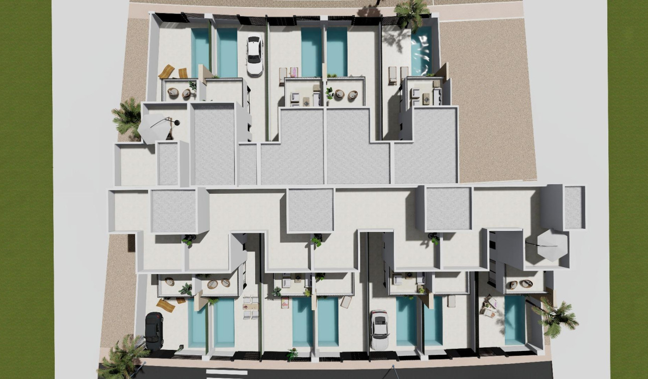 Obra nueva - Villa independiente - Santiago de la Ribera - Santiago De La Ribera