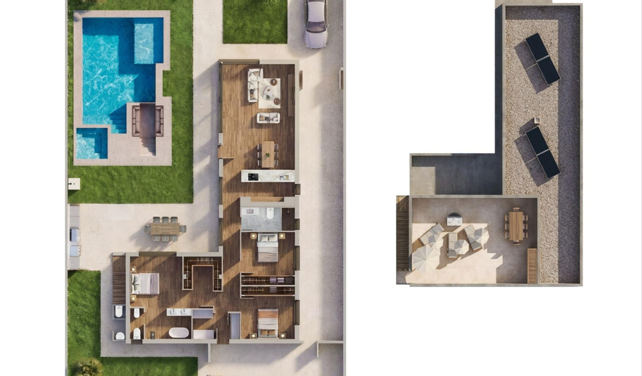 Obra nueva - Villa independiente - Sucina - pueblo