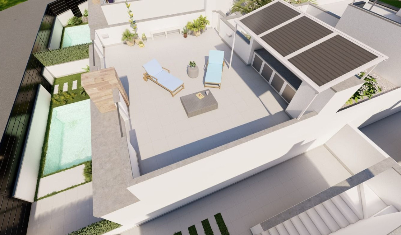 Obra nueva - Villa independiente - Torre Pacheco - Roldán
