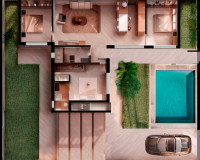 Obra nueva - Villa independiente - Torre Pacheco - Roldán