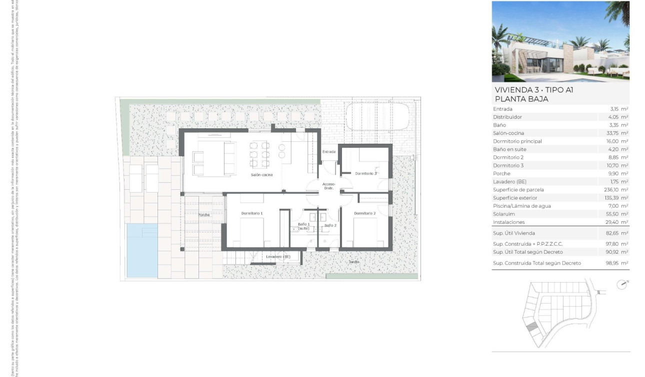 Obra nueva - Villa independiente - Vera - Valle del Este Golf