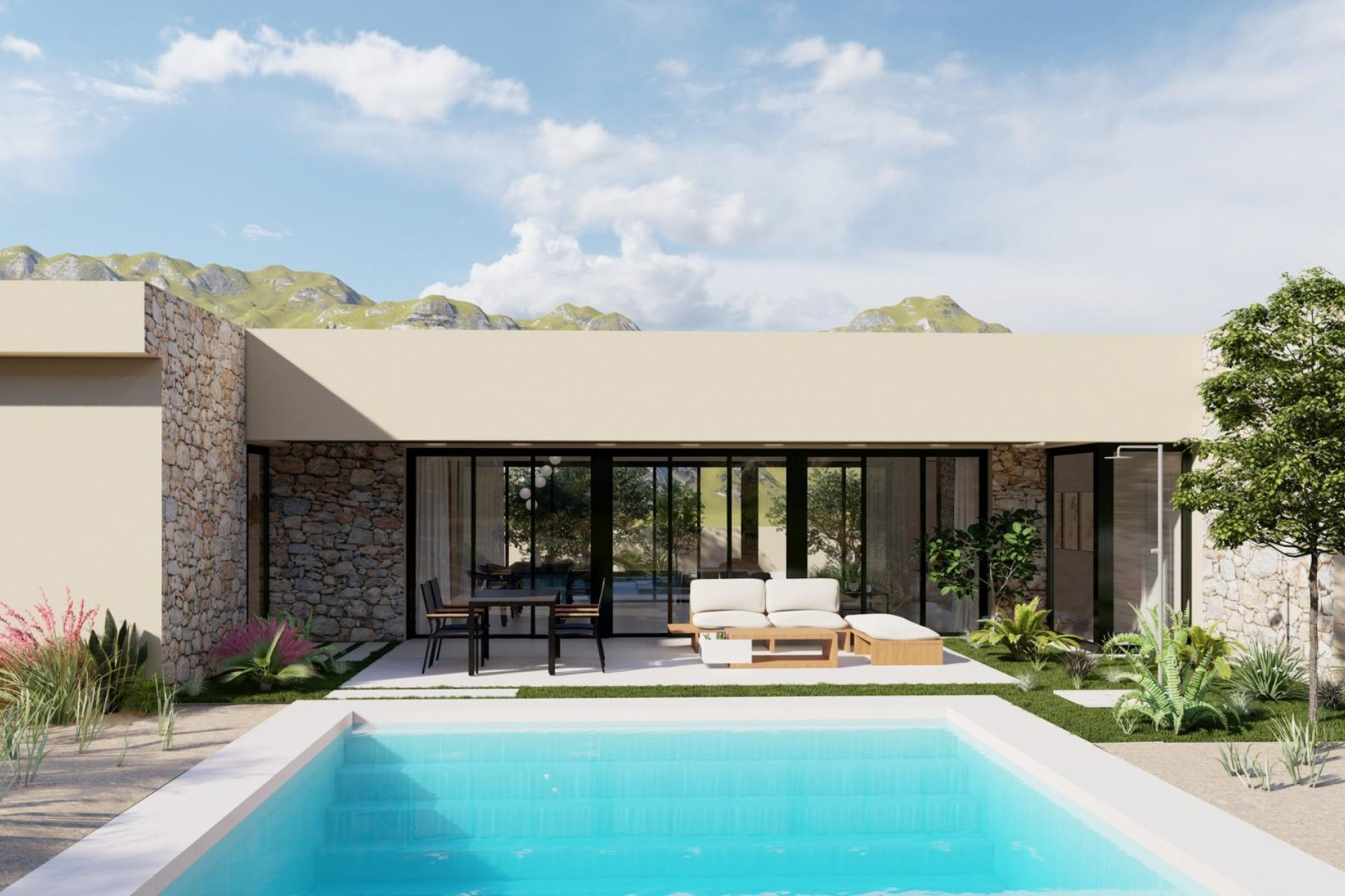 Obra nueva - Villa independiente - Yecla