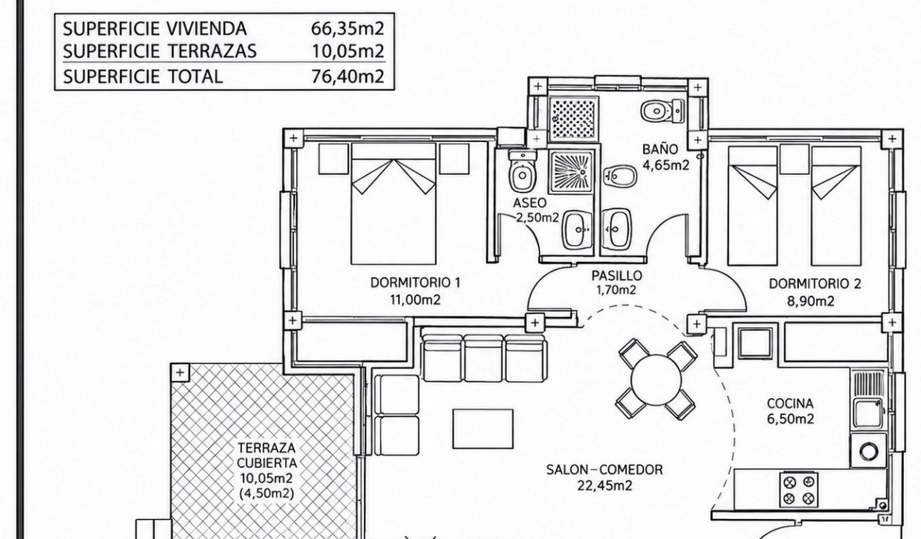 Resale - Apartment / Flat - Orihuela Costa - Lomas de Cabo Roig