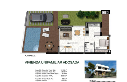 Obra nueva - Villa independiente - Los Montesinos - La Herrada