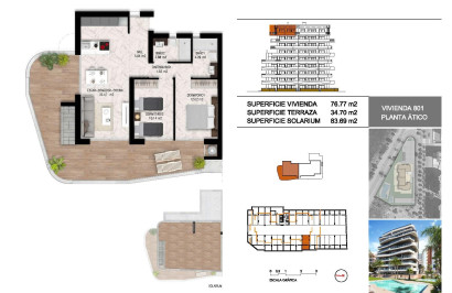 Obra nueva - Apartamento / Piso - Guardamar del Segura - Puerto