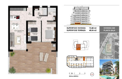 Nieuwbouw Woningen - Appartement / Flat - Guardamar del Segura - Puerto