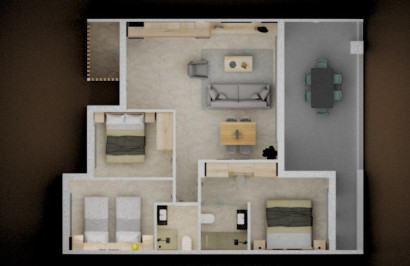 Obra nueva - Apartamento / Piso - Pilar de la Horadada - Playa de las Higuericas